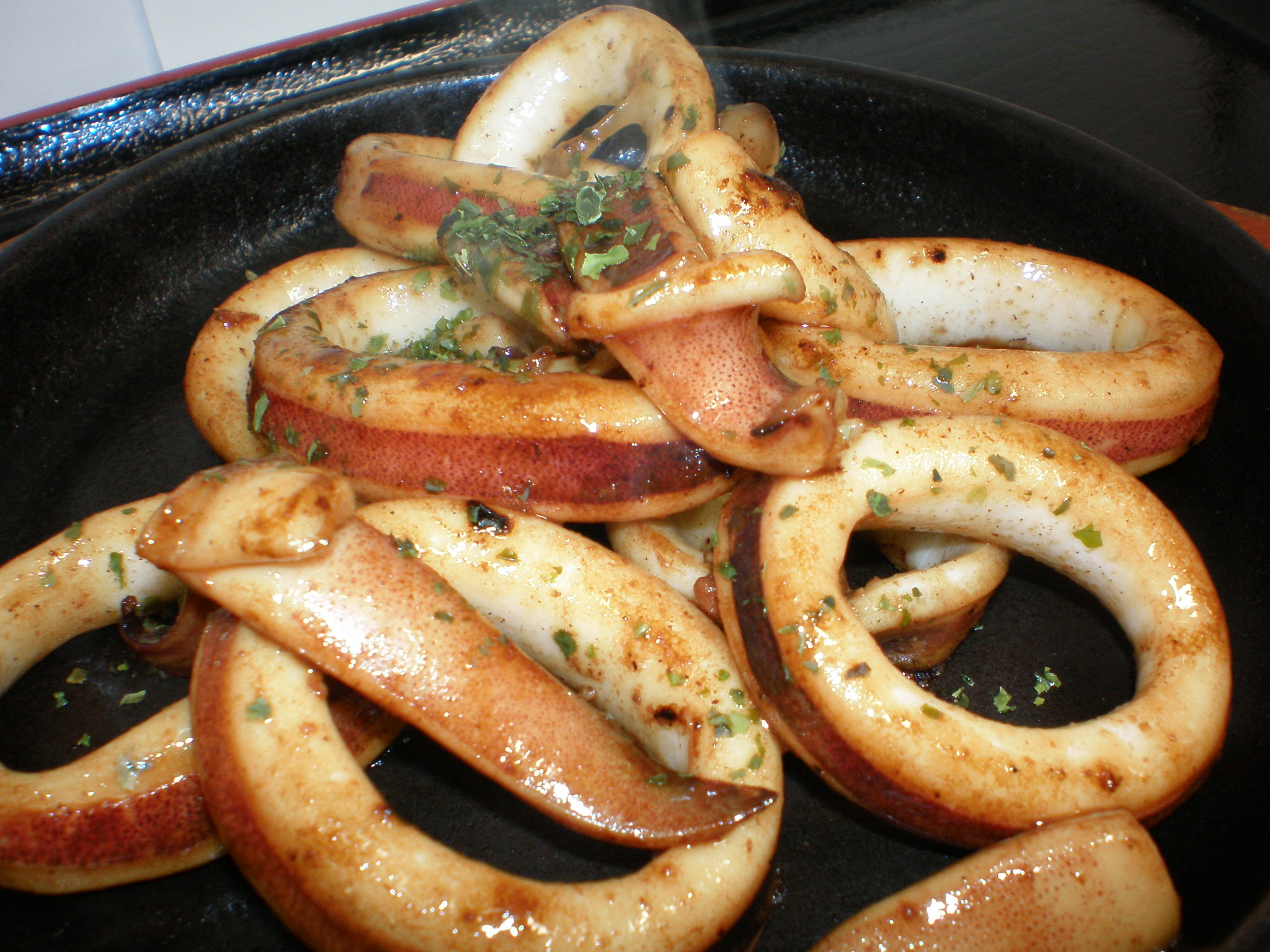 いかのバター焼き