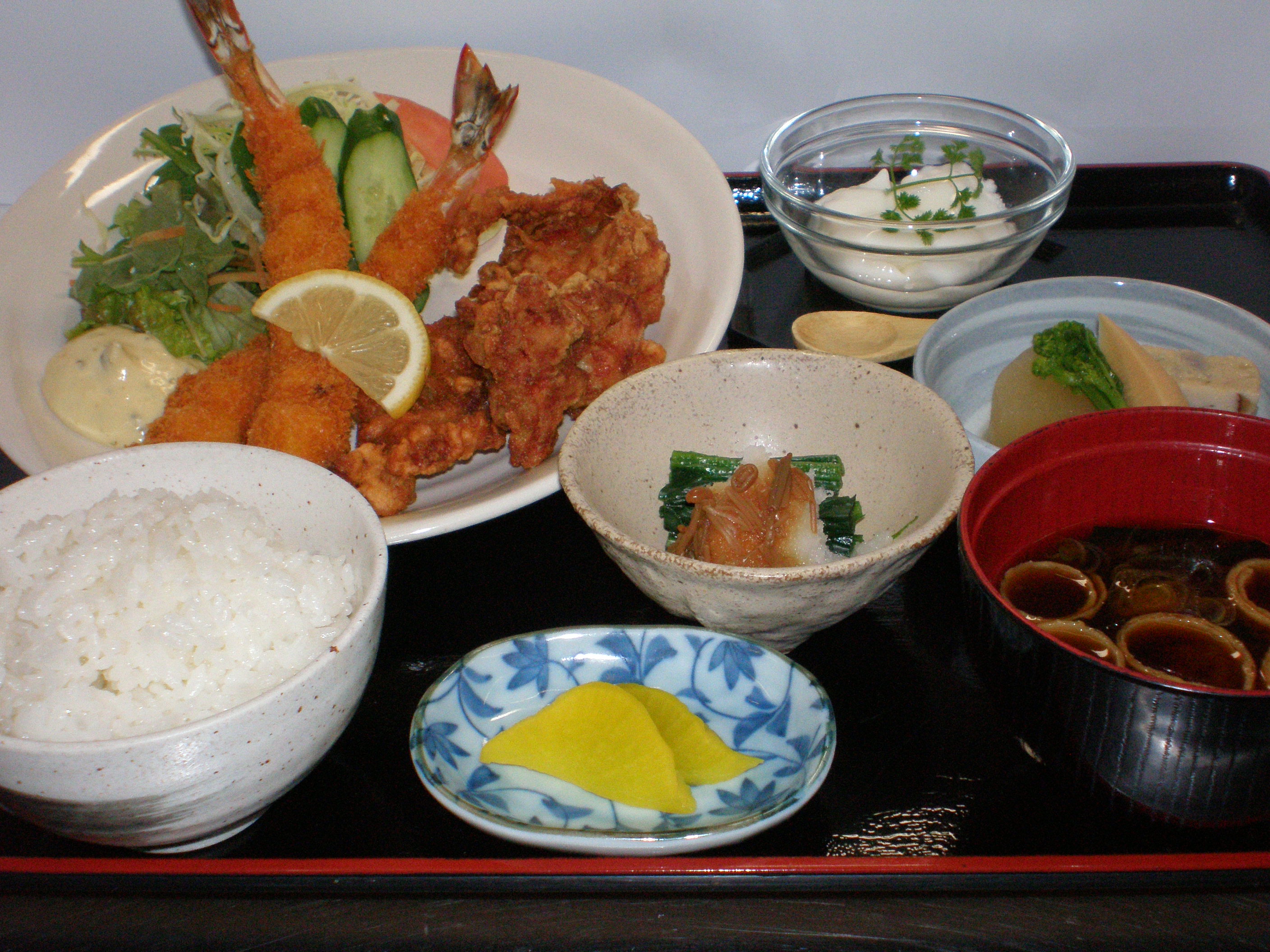 海老フライ定食